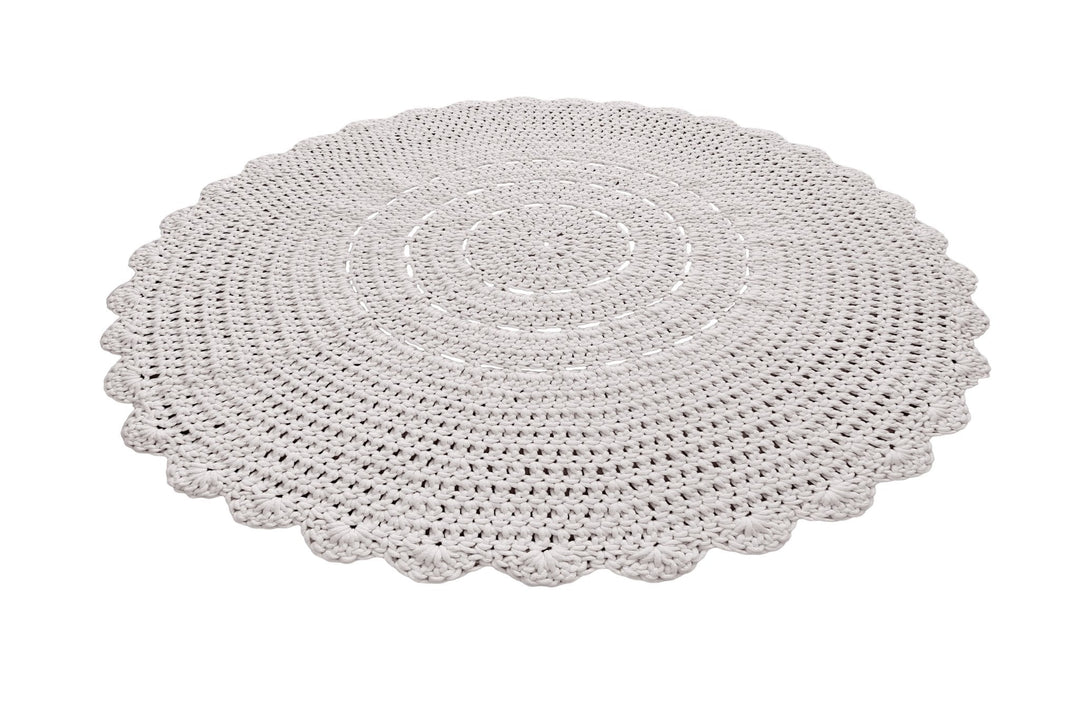 Crochet Doily Rug | Oatmeal