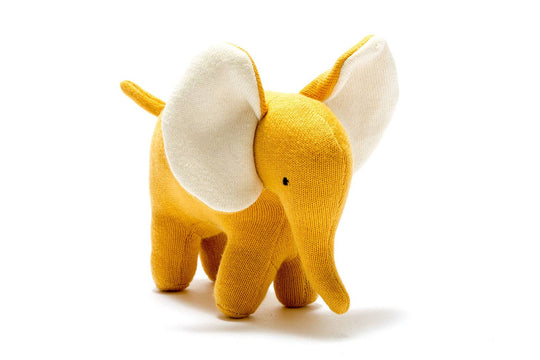 Organic Cotton Knit Ellis The Elephant - Small