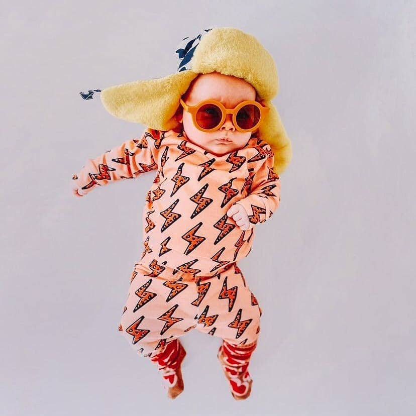 Baby Sleepsuit | Lightning Bolts - 3-6 months