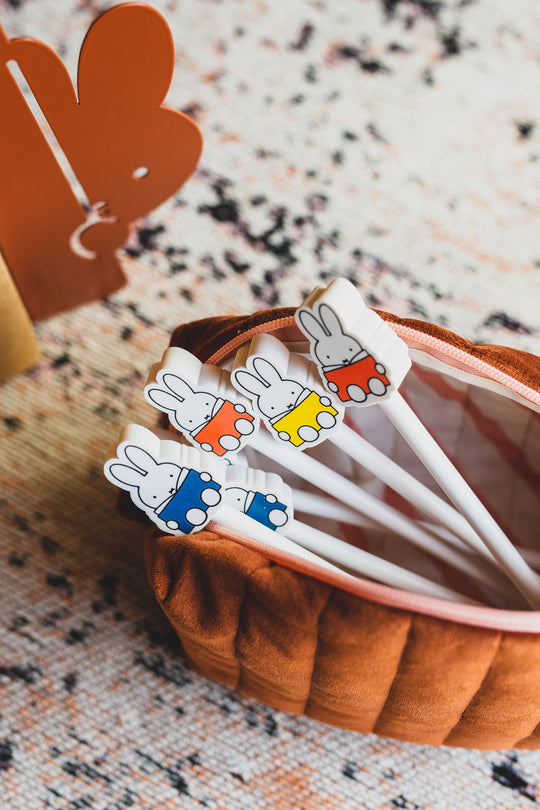 Miffy with Book - Set of 3 Pencils with Erasers