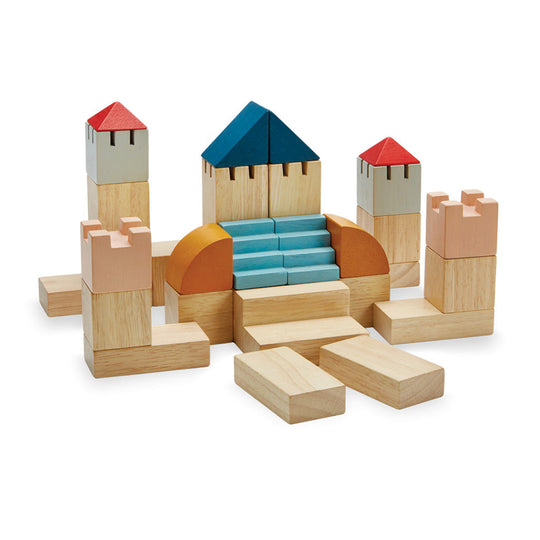 PlanToys Wooden Creative Building Blocks (Orchard Collection)