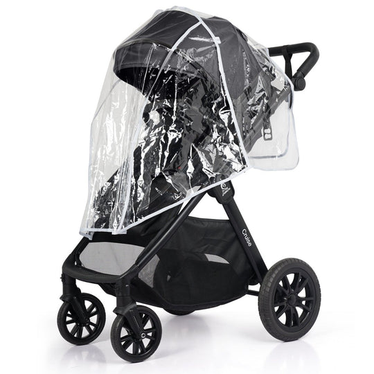 For Your Little One Cruise 3 In 1 Travel System With i-Size Car Seat - Eclipse Black (Free Cupholder / Seat Liner Included!)