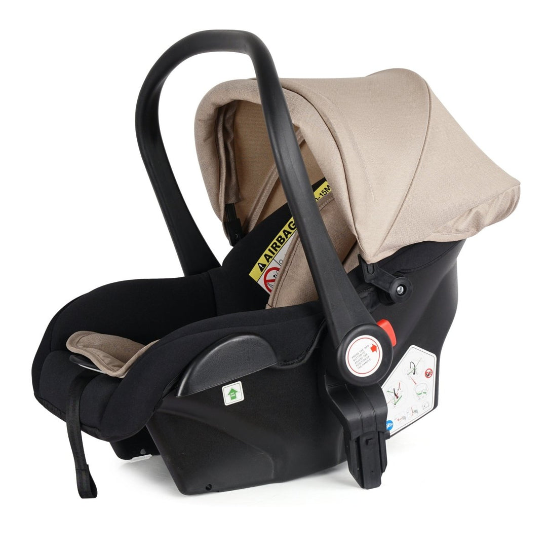 For Your Little One Cruise 3 In 1 Travel System With i-Size Car Seat - Dune Beige (Free Cupholder And Seat Liner Included!)