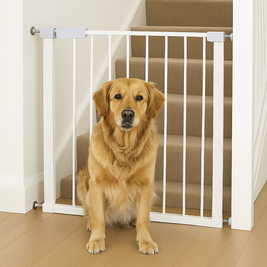 Baby Safety Stair Gate Pressure Fit Extra Wide - Two Pack