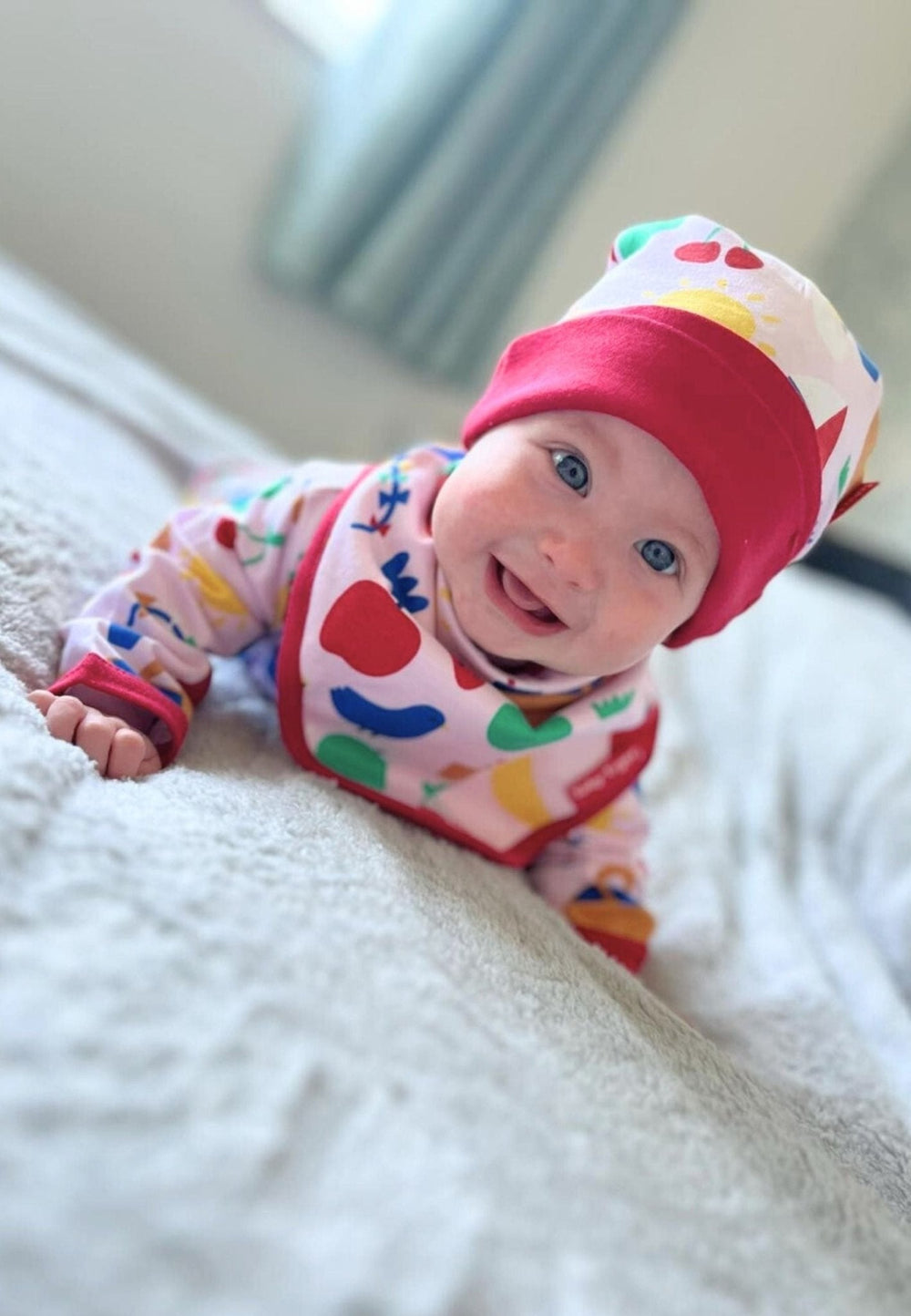 Organic Picnic Print Baby Gift Set