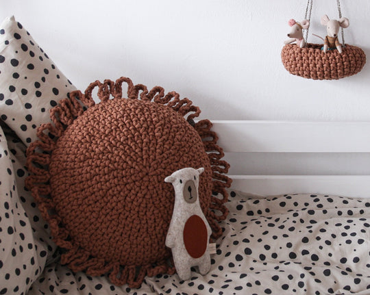 Crochet Fun Cushion | Cinnamon