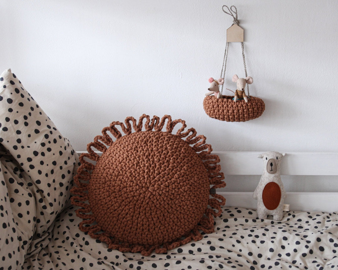 Crochet Fun Cushion | Cinnamon