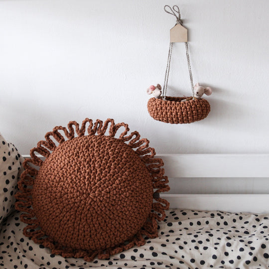 Crochet Fun Cushion | Cinnamon