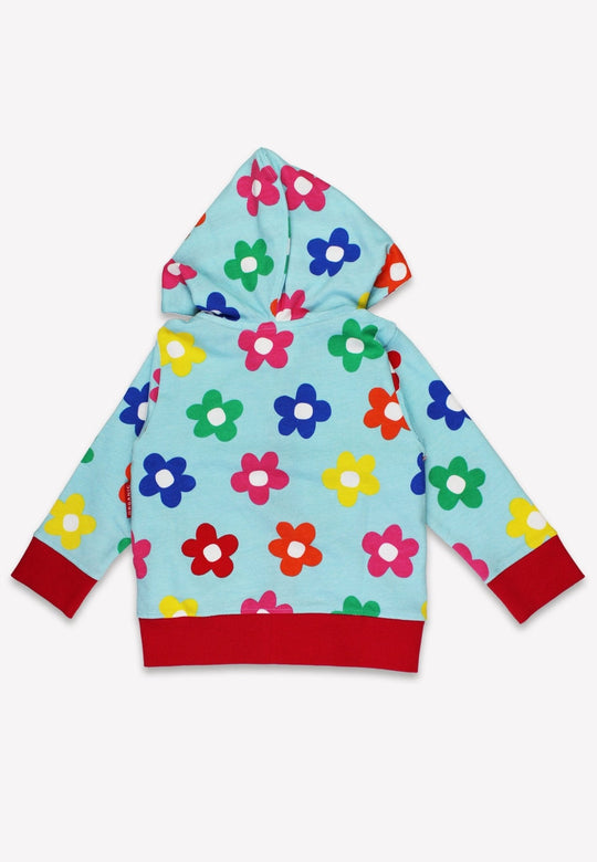 Organic Rainbow Bloom Print Hoodie