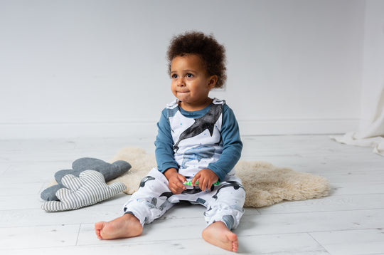 Whales Organic Romper