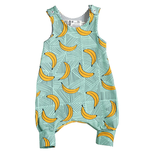 Mint Bananas Romper