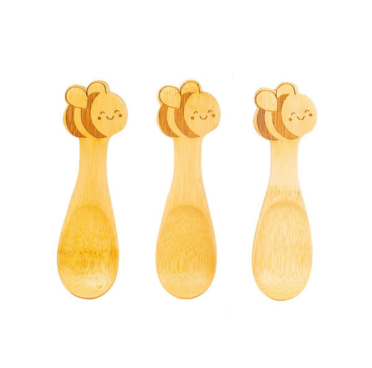 Bamboo Spoons Set of 3 | Bee