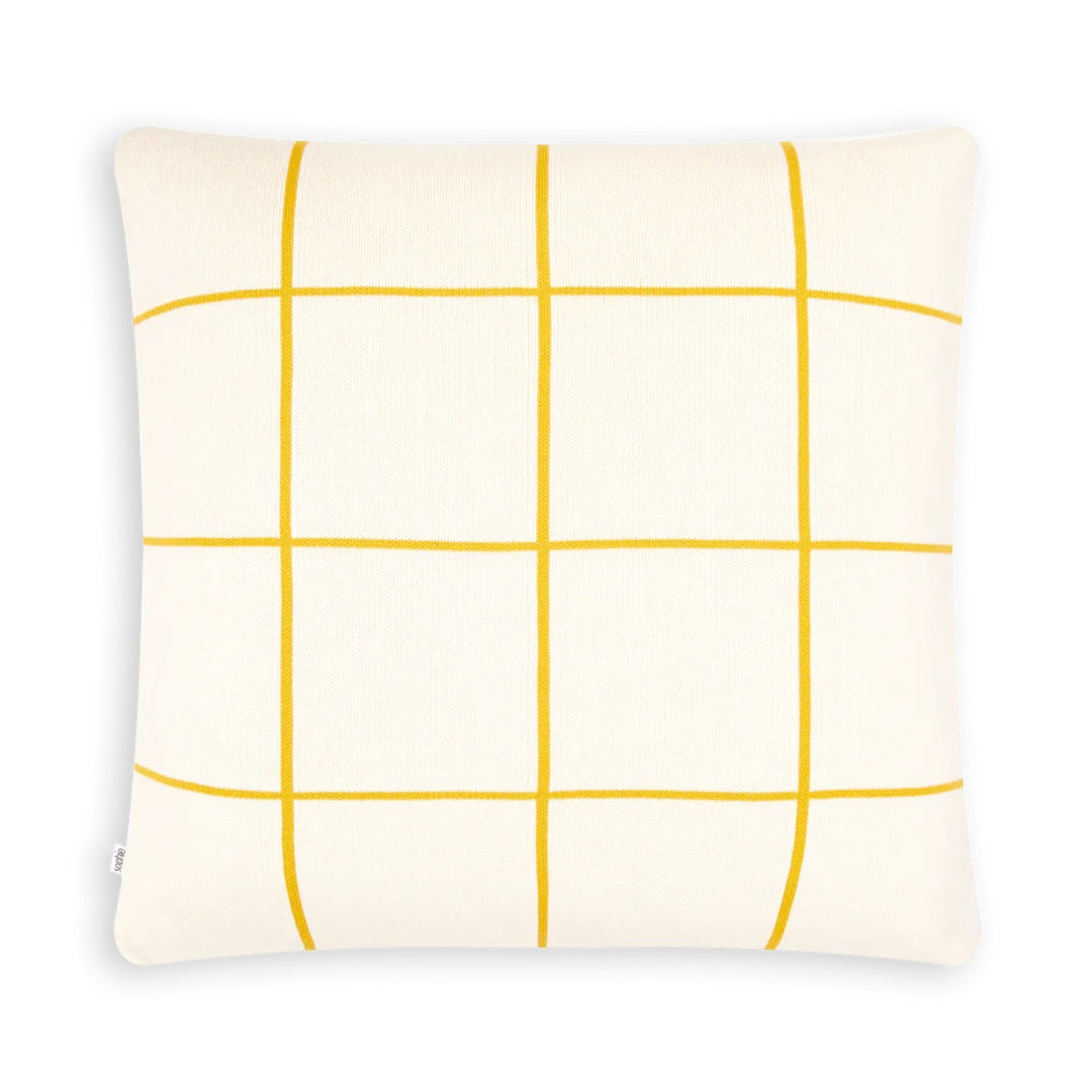 Sophie Home Cushion | Grid Citrus