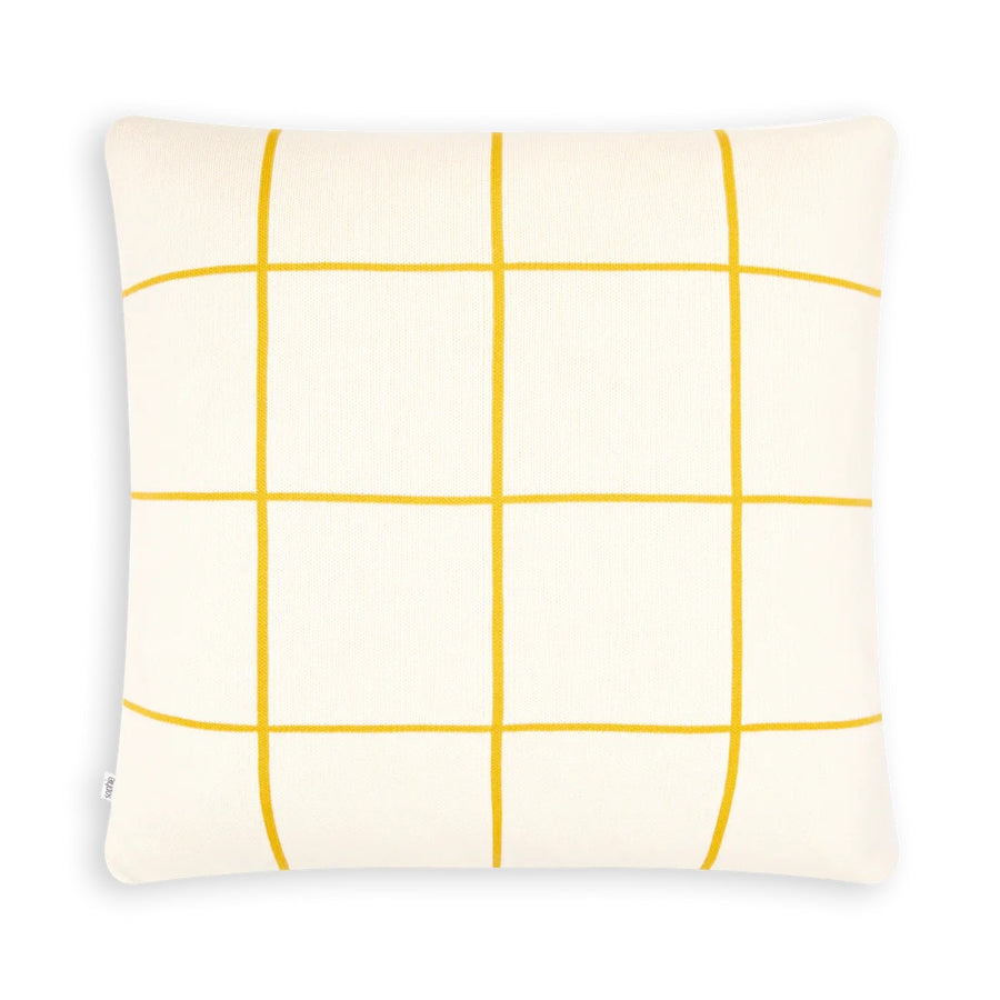Sophie Home Cushion | Grid Citrus - Moo Like a Monkey