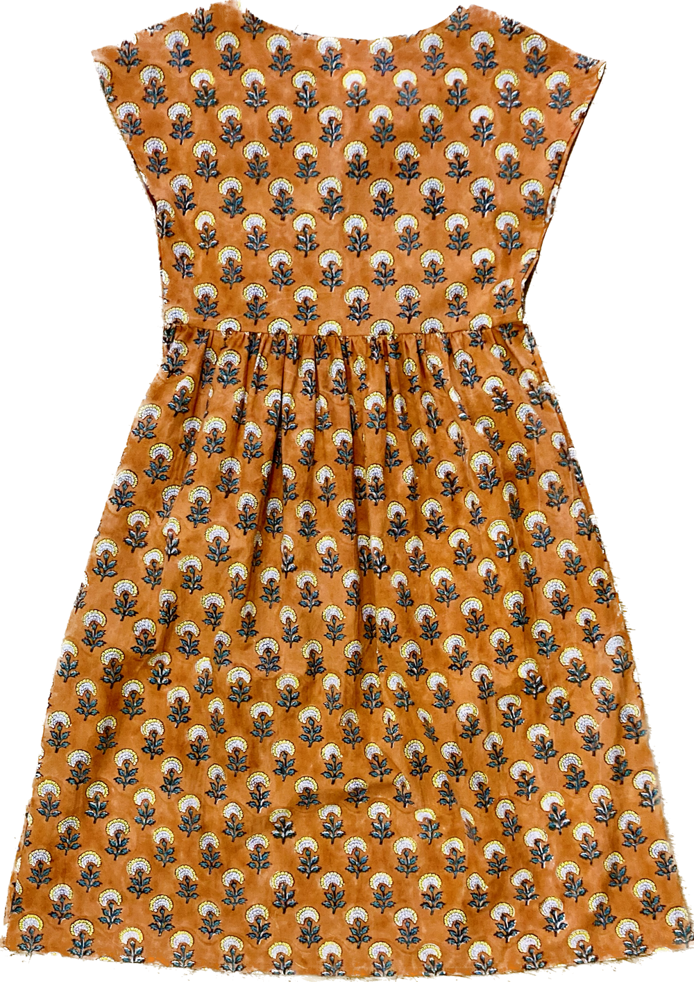 Om Baby | Evie Adult Dress - Marigold Rust
