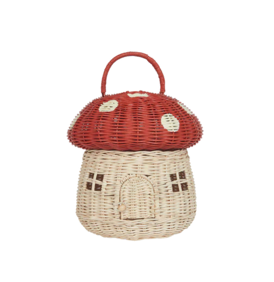 Mushroom Basket House | Red - Moo Like a Monkey