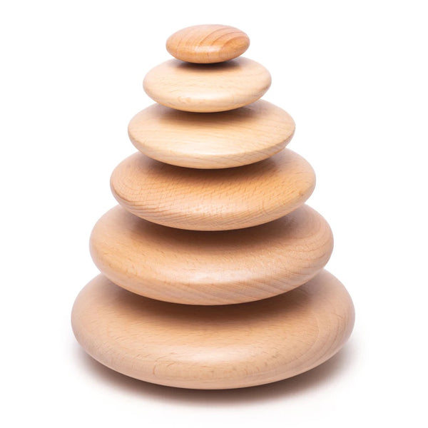 Wooden Balancing Pebbles