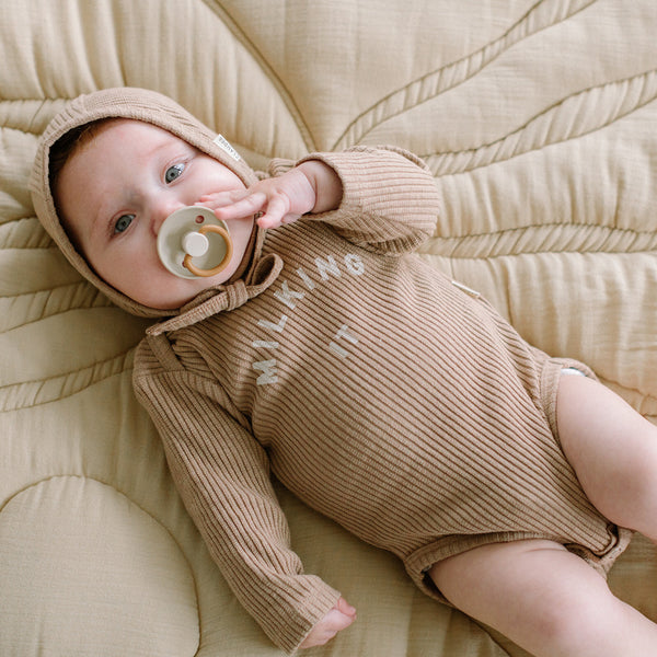 Baby Bodysuit | Milking It - Chocolate