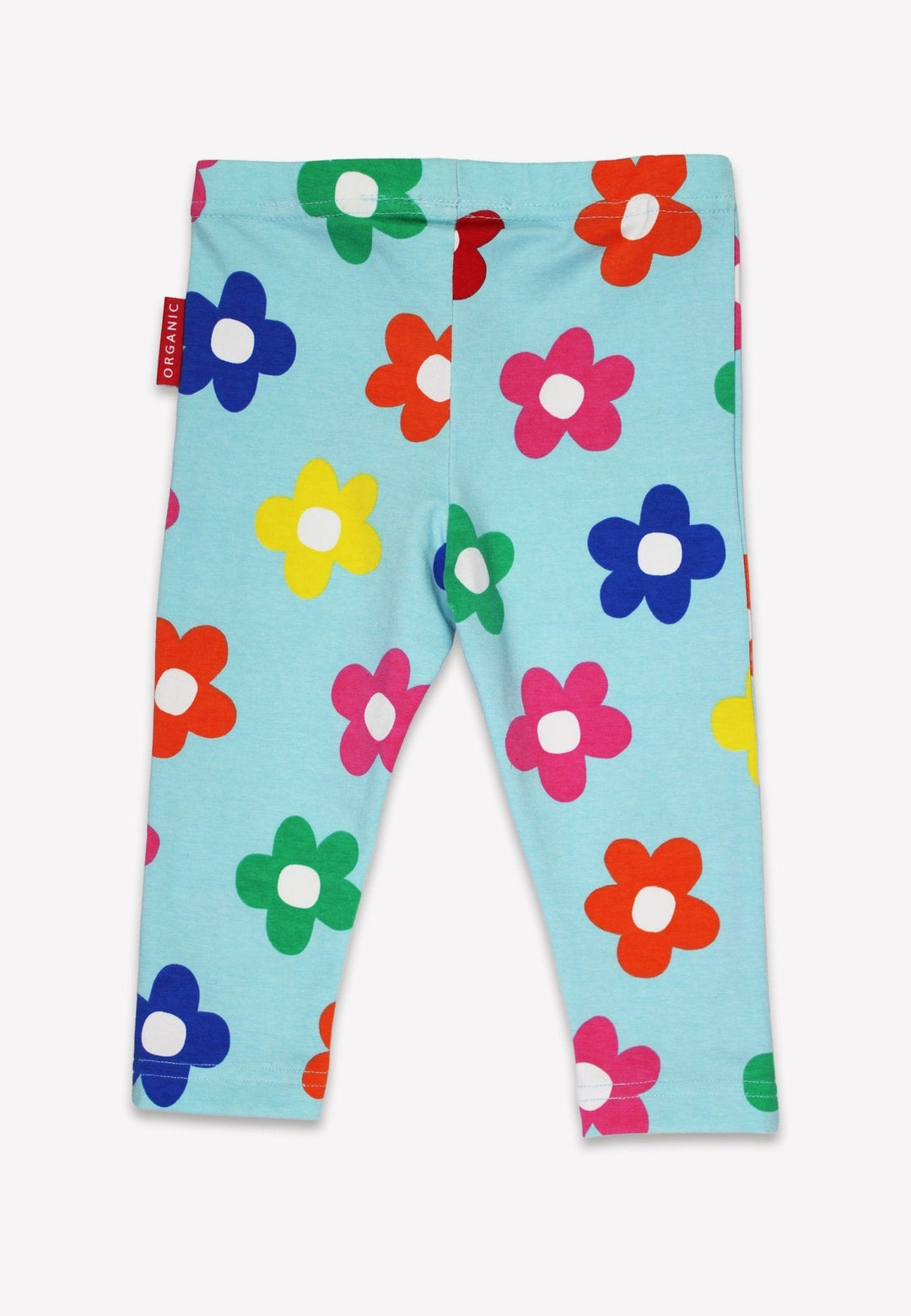 Organic Rainbow Bloom Print Leggings