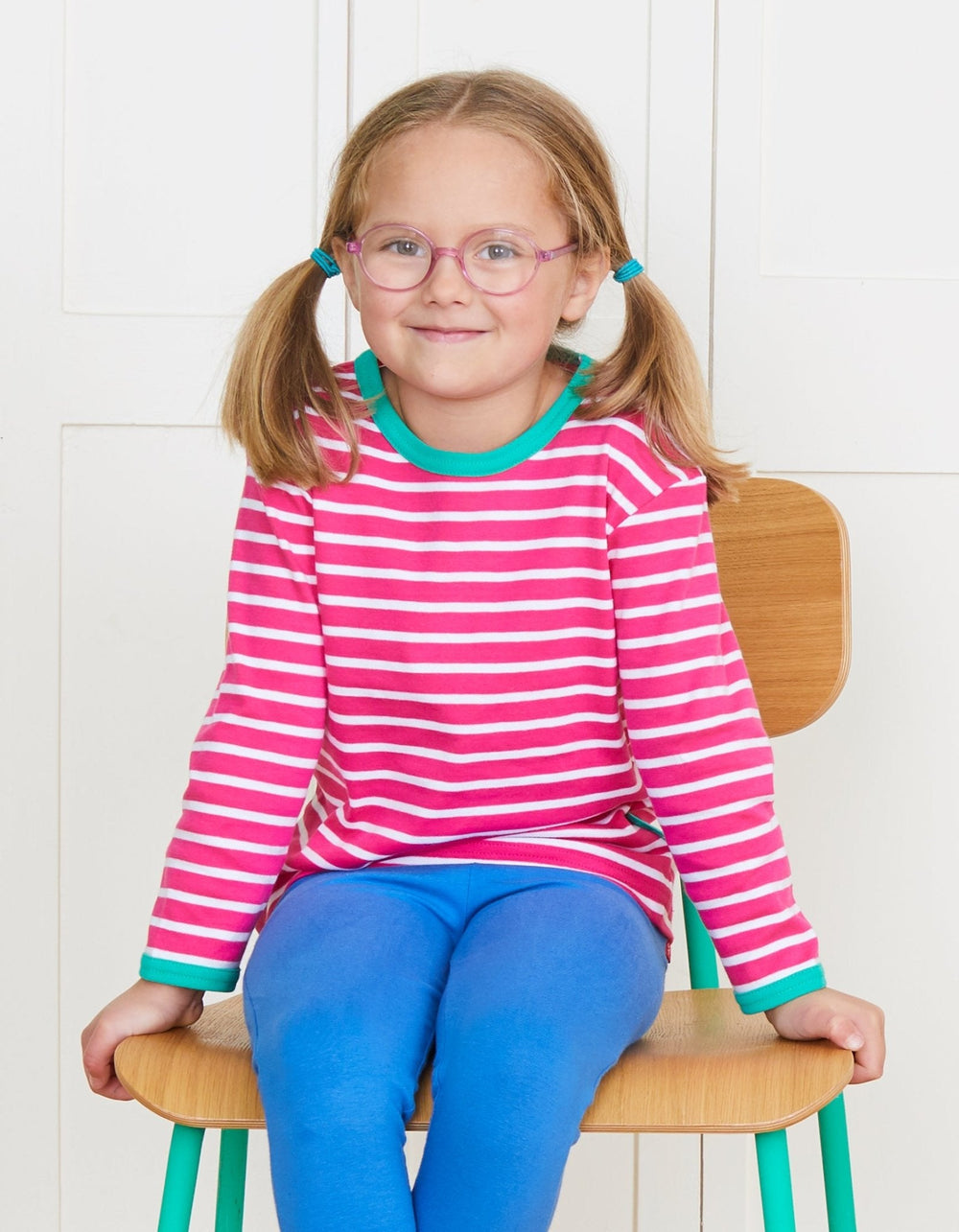 Organic Blue Basic Leggings