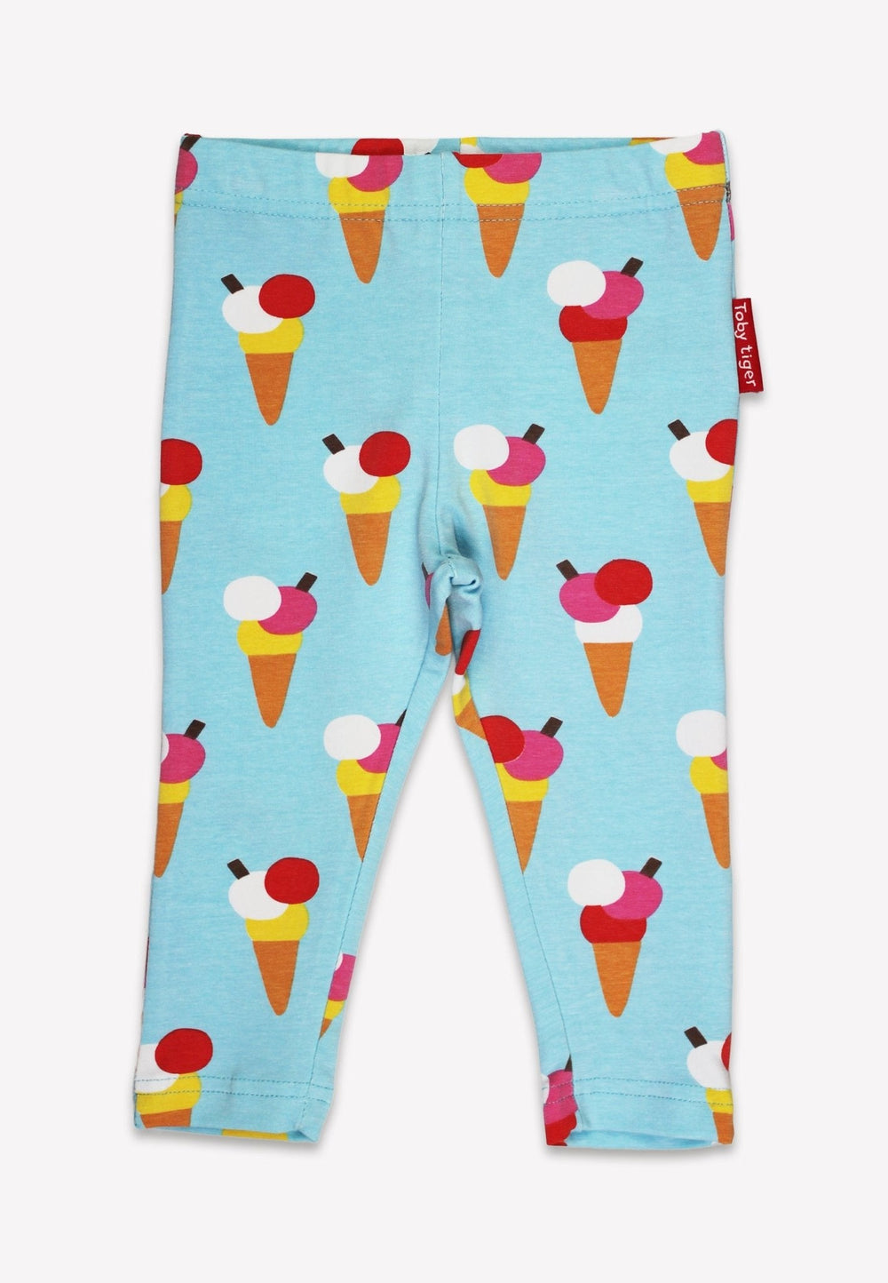 Organic Ice Cream Cones Print Leggings