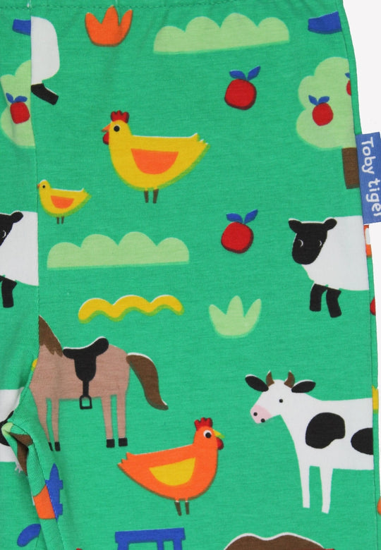 Organic Hillside Print Leggings