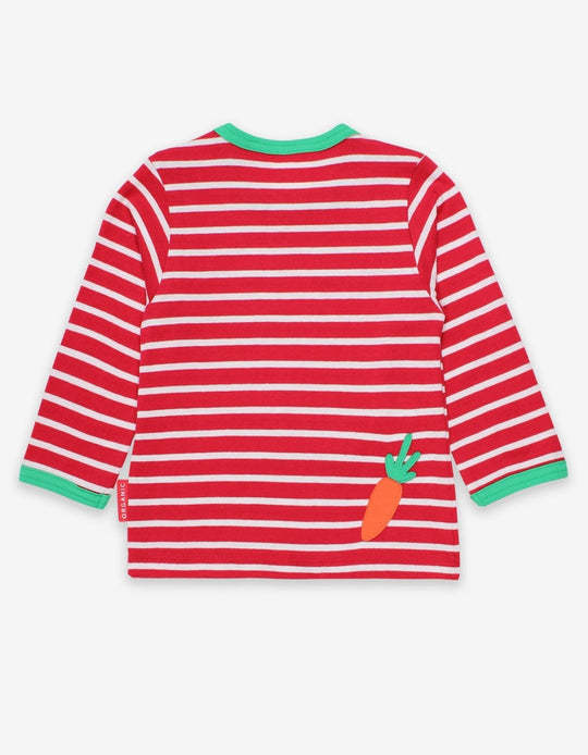 Organic Frog Applique Long-Sleeved T-Shirt