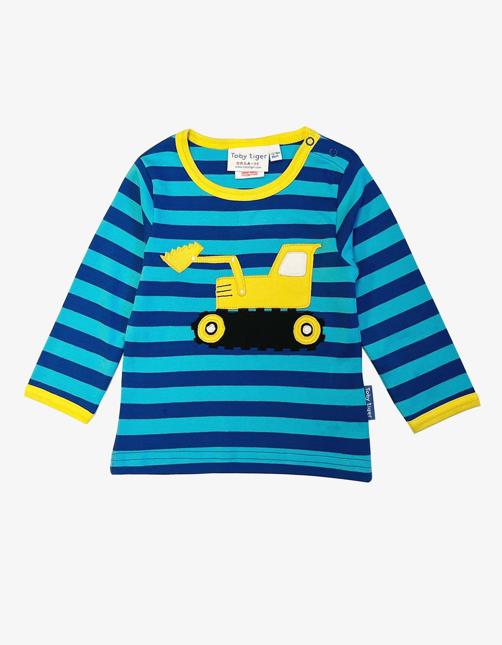 Organic Digger Applique Long-Sleeved T-Shirt