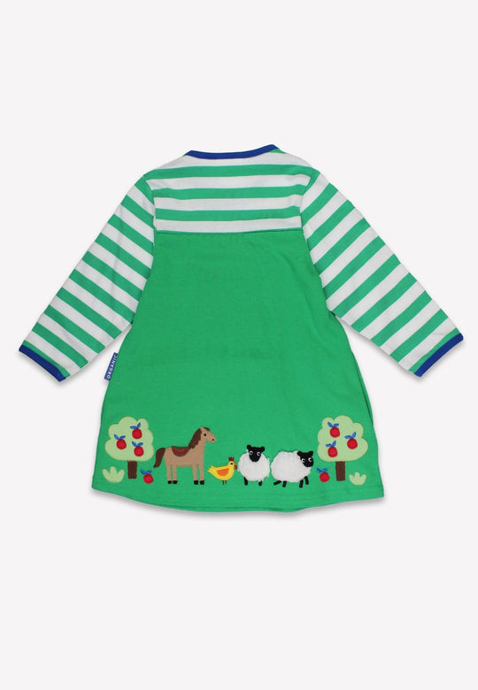 Organic Hillside Applique T-shirt Dress