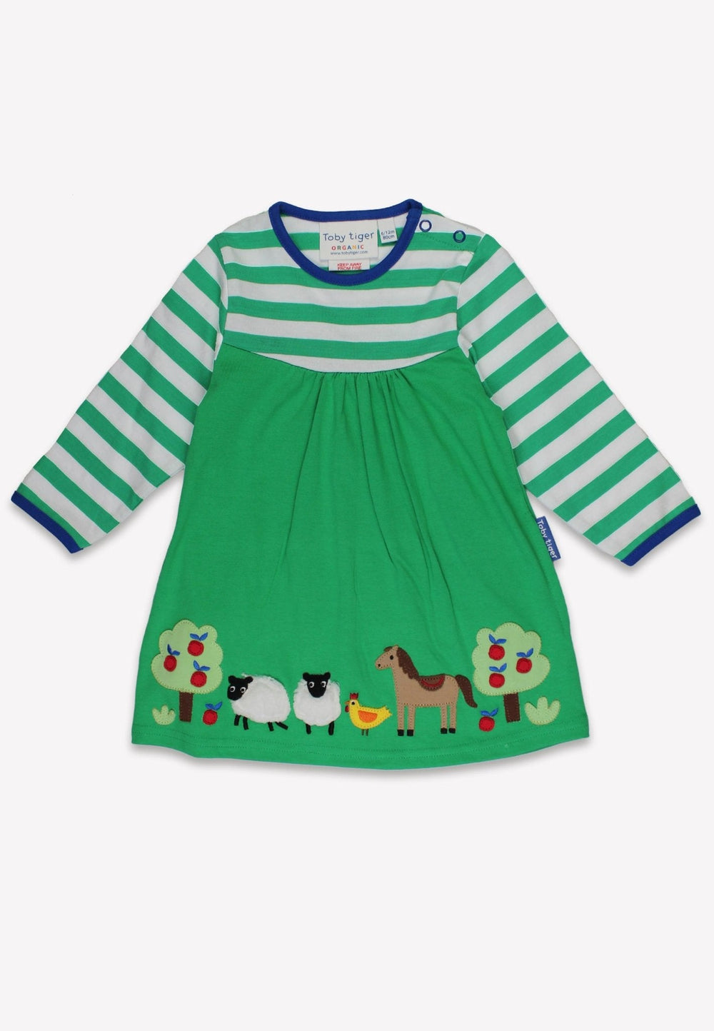 Organic Hillside Applique T-shirt Dress
