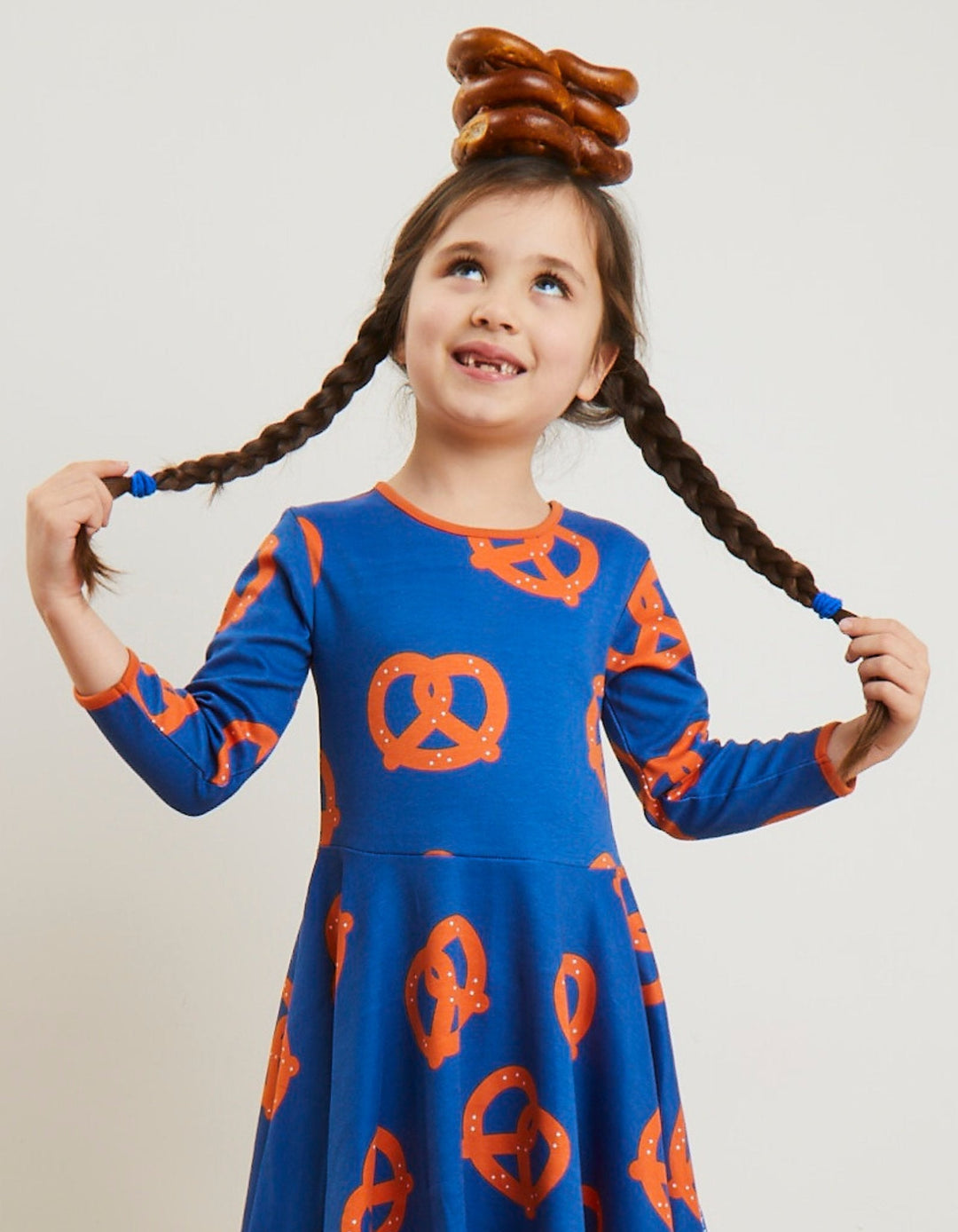 Organic Pretzel Print Skater Dress
