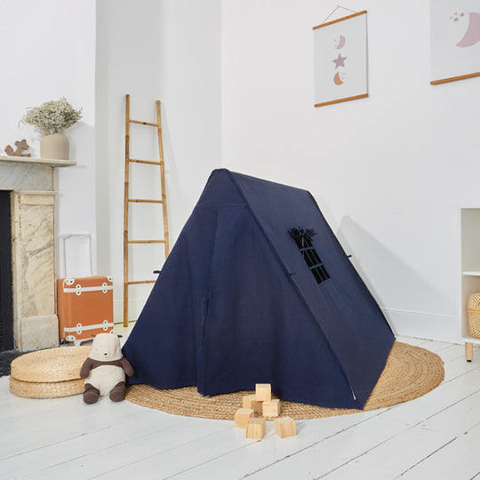 100% Cotton Canvas Ultra Anti-UV Play Tent | Lillie - Midnight