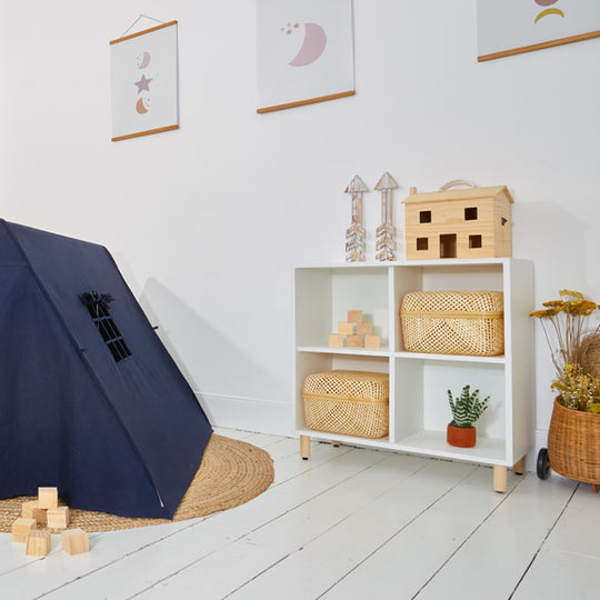 100% Cotton Canvas Ultra Anti-UV Play Tent | Lillie - Midnight