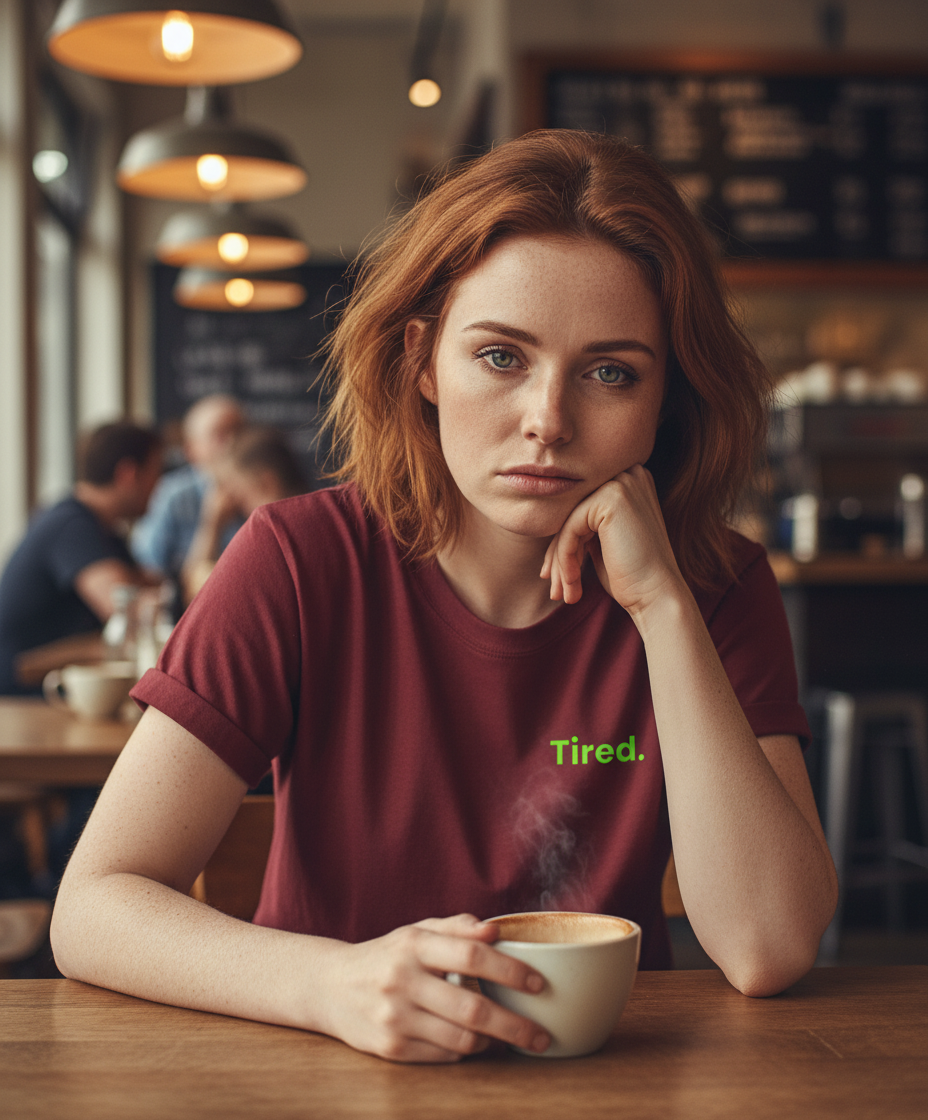 Organic Premium Adult T-Shirt - Tired