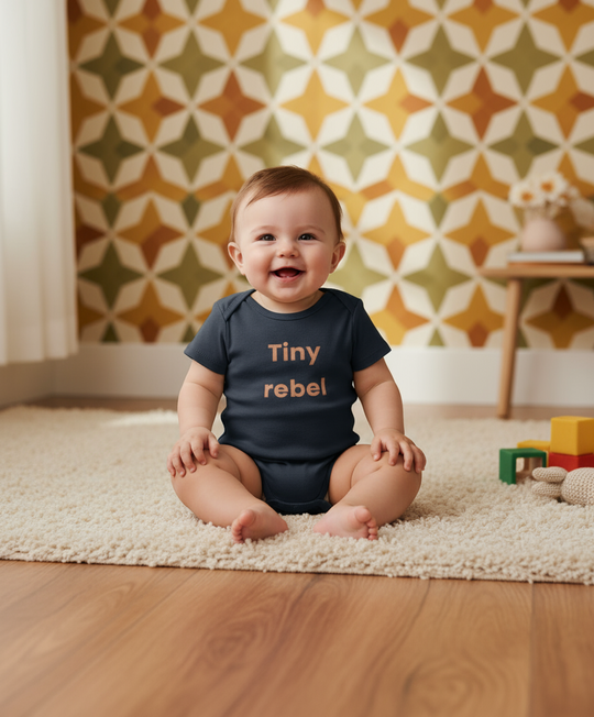 Organic Baby Bodysuit - Tiny Rebel