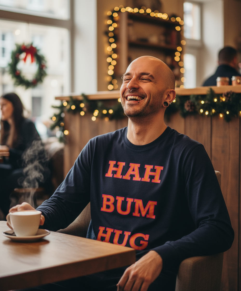 Organic Long Sleeve Adult T-shirt - Hah Bumhug