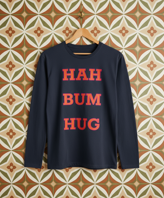 Organic Long Sleeve Adult T-shirt - Hah Bumhug