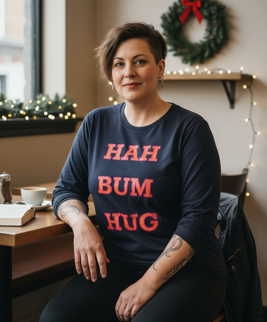 Organic Long Sleeve Adult T-shirt - Hah Bumhug