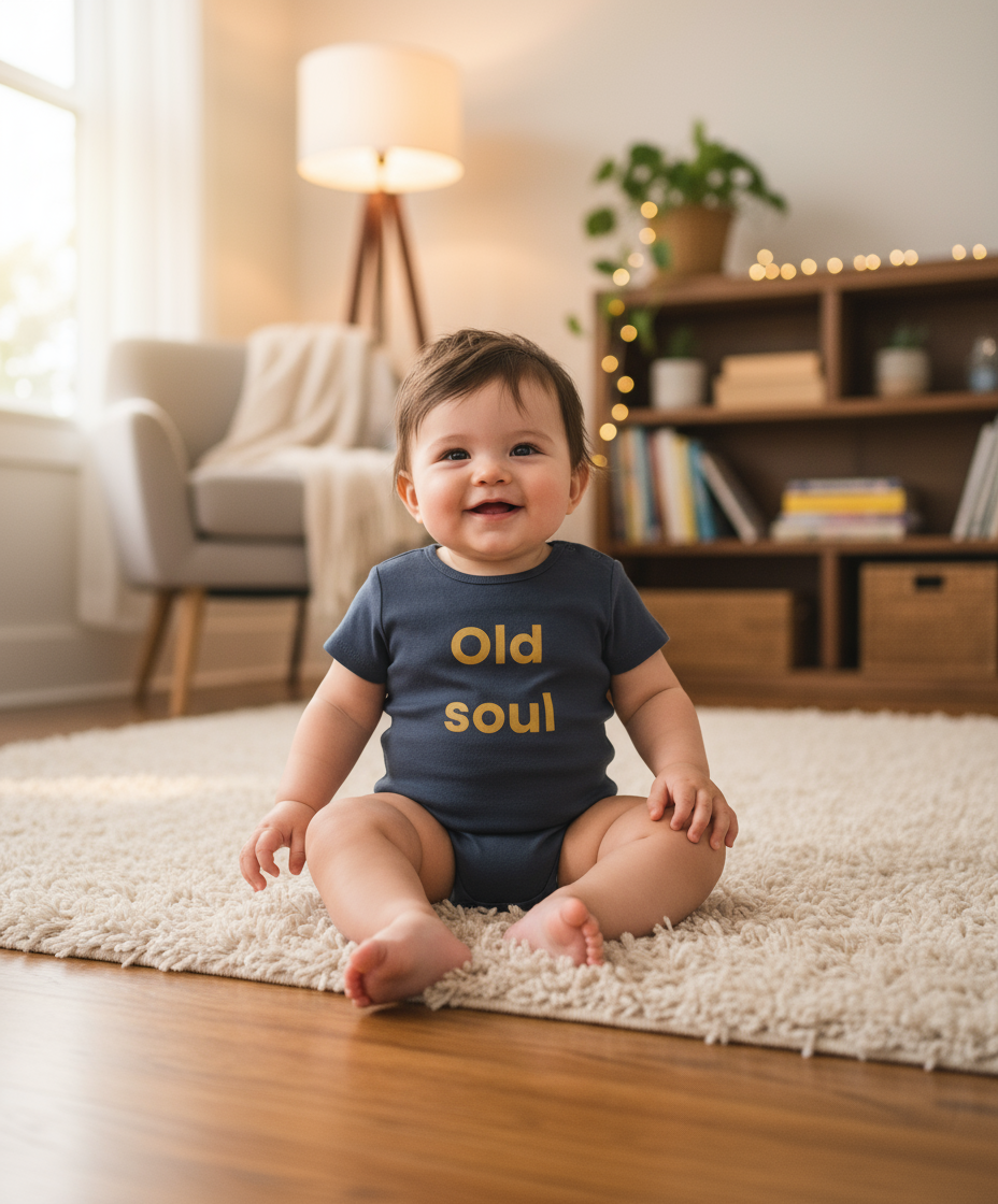 Organic Baby Bodysuit - Old Soul
