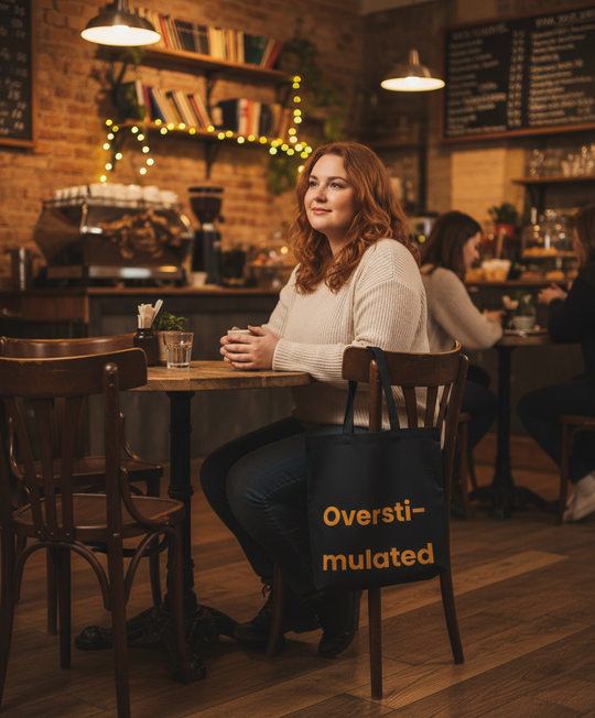 Organic Super Strong Tote - Overstimulated