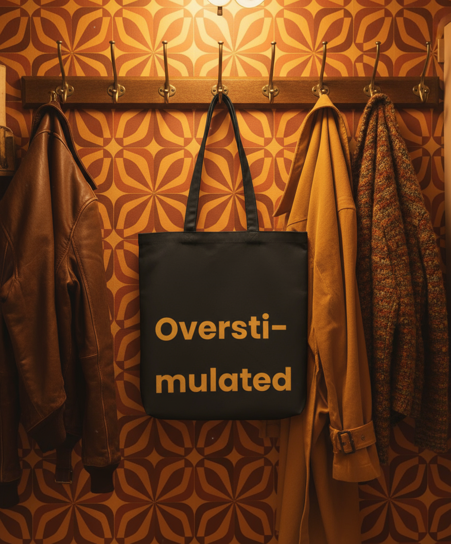 Organic Super Strong Tote - Overstimulated