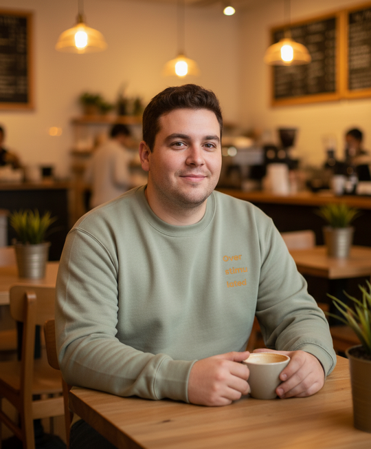 Organic Adult Sweatshirt - Overstimulated