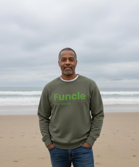 Organic Adult Sweatshirt - Funcle (Fun Uncle)