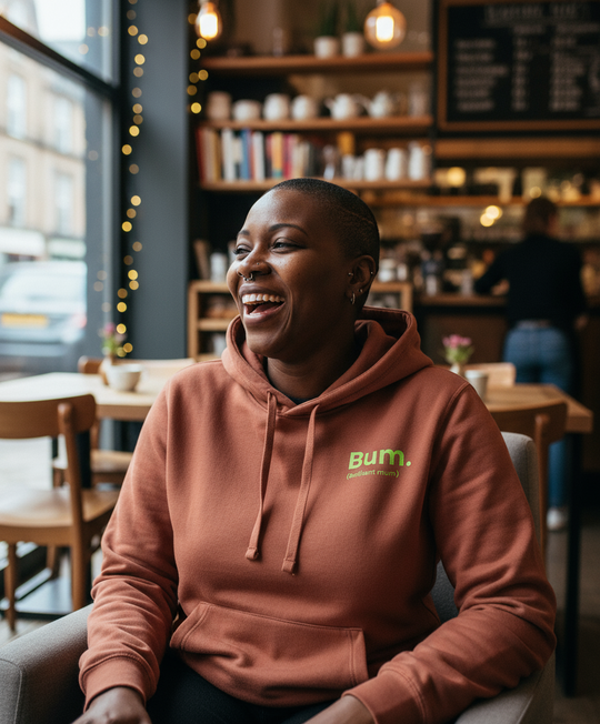 Organic Adult Hoodie - Bum (Brilliant Mum)
