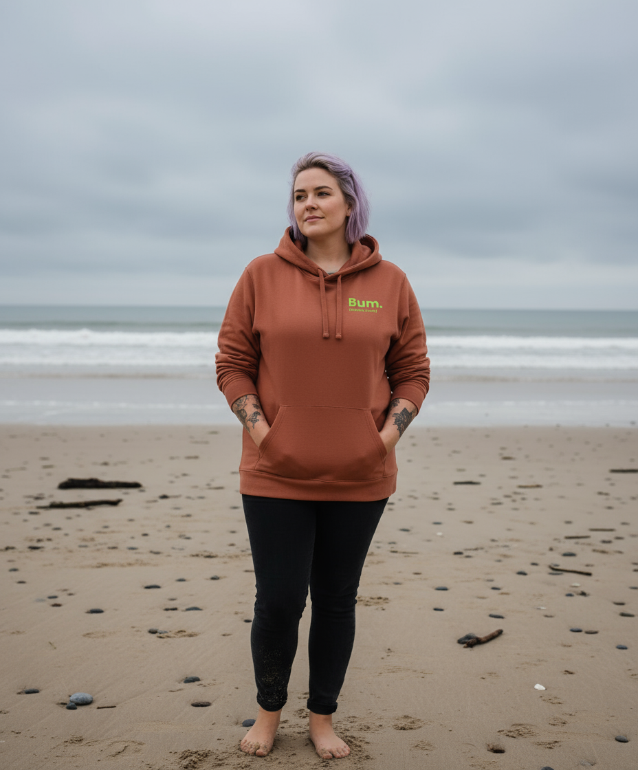 Organic Adult Hoodie - Bum (Brilliant Mum)