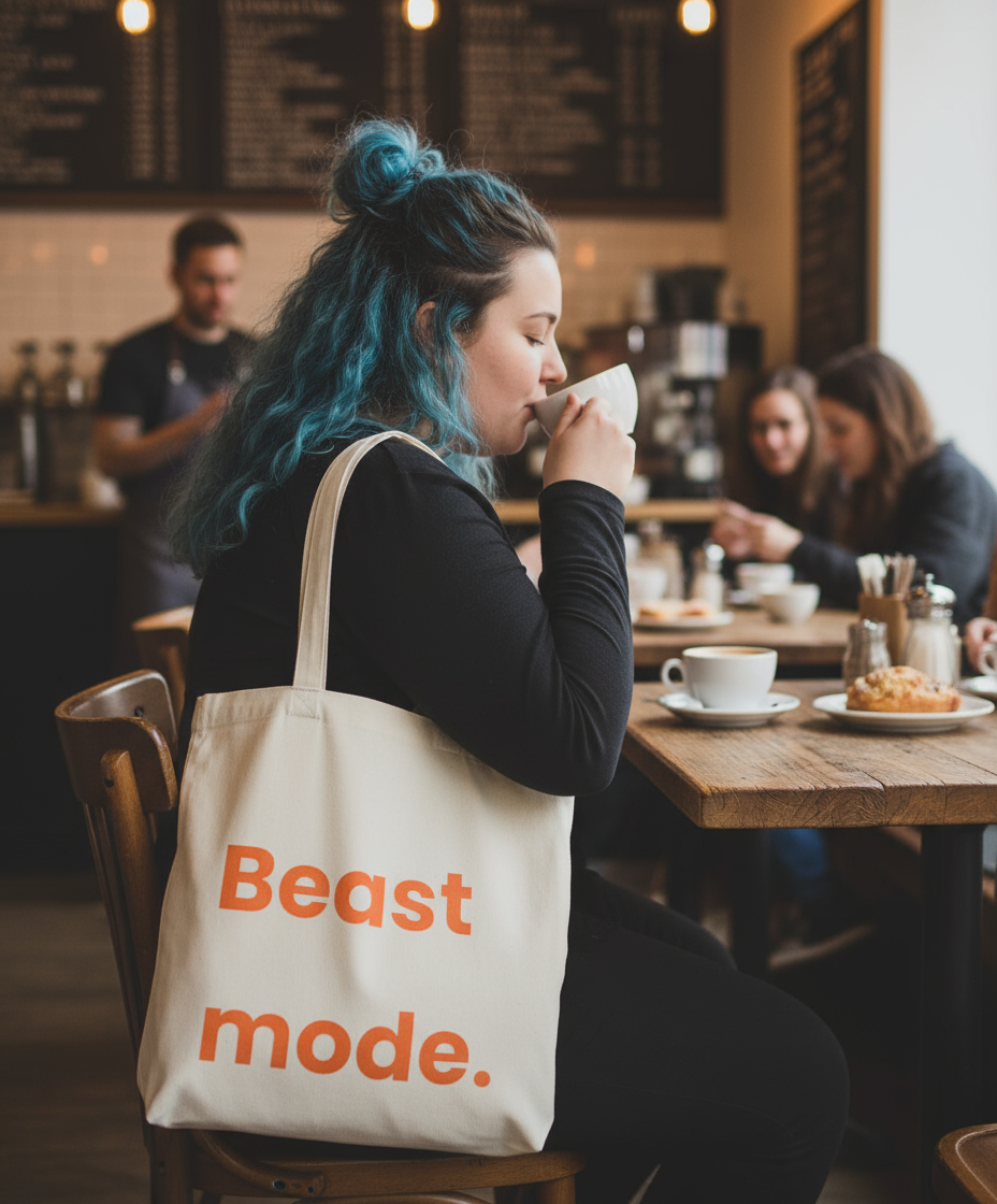 Organic Super Strong Tote - Beast Mode