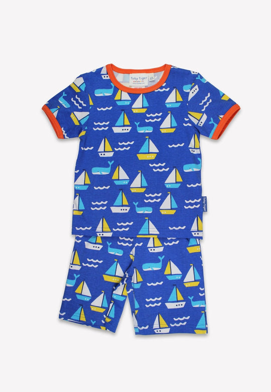 Organic St Ives Print Short Pyjamas