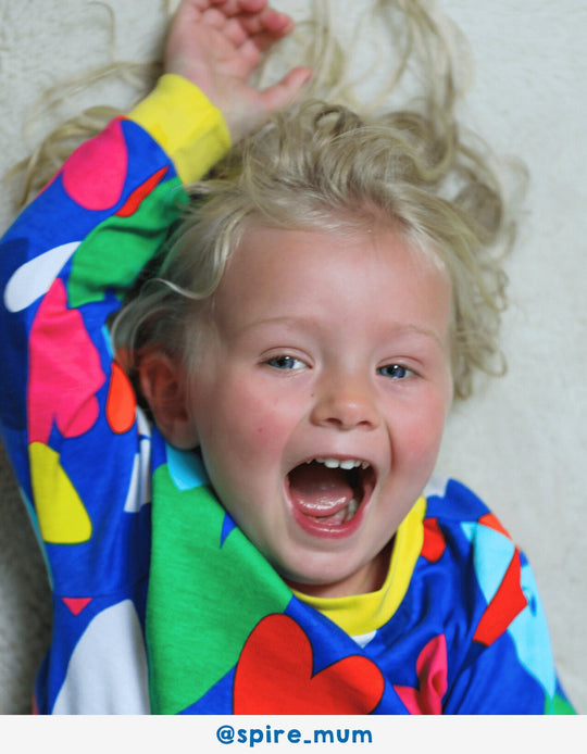 Organic Heart Print Pyjamas