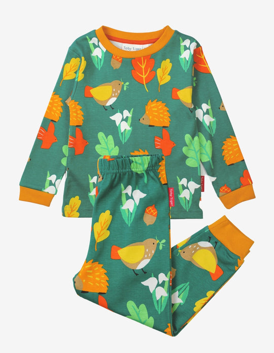 Organic Autumn Print Pyjamas