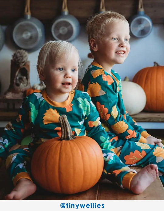 Organic Autumn Print Pyjamas